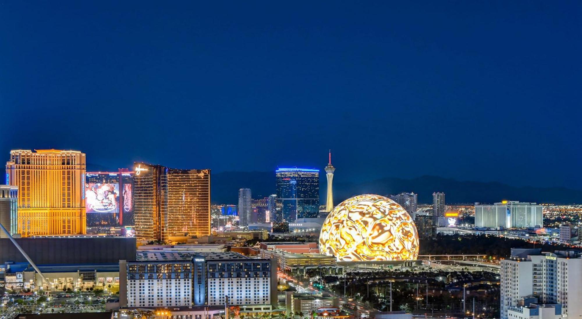 Mgm Signature-27-805 F1 Track & Strip View Balcony Las Vegas Zewnętrze zdjęcie